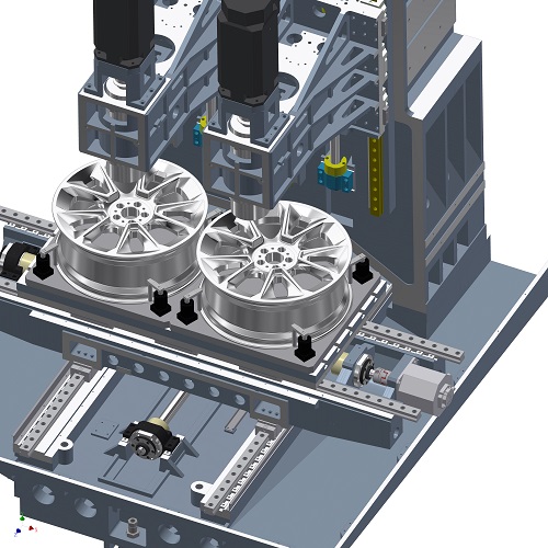 雙休心T輪轂專用機的加工效果如何？